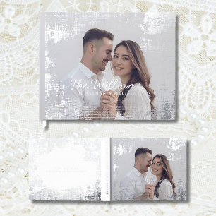Photographie Livre d'invité White Elegant Foil liv