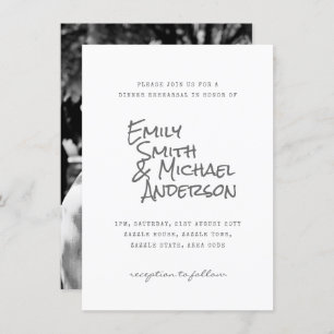 Photographie manuscrite Invitations Couples événem