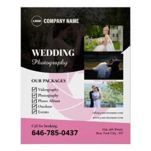 Photographie mariage Poster brillant