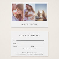 Photographie moderne Collage Certificat cadeau pho