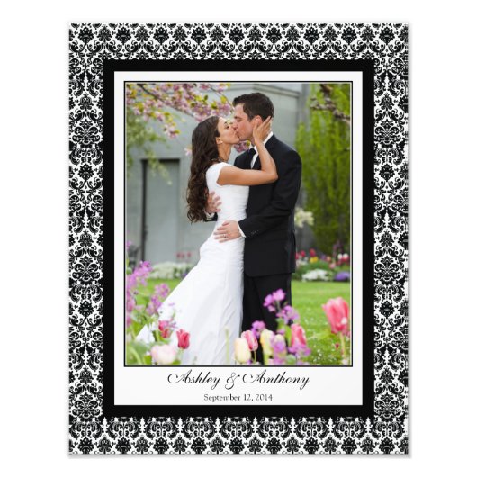 Photographie noir blanc Damask Modèle (Devant)