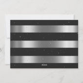 Photographie noir moderne Collage de photos Cartes (Dos)