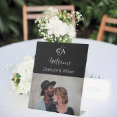 Photographie noir monogramme mariage signe de bien