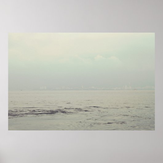 Photographie océanique. Impression minimaliste. Ph (Devant)