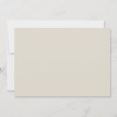 Photographie Open House | Invitation beige (Dos)