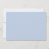 Photographie Open House | Invitation bleue (Dos)