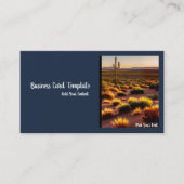 Photographie Paysage du désert Carte de visite cou (Devant)