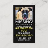 Photographie personnalisée, Cartes pour animaux de (Devant)