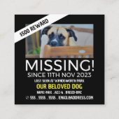 Photographie personnalisée, Cartes pour animaux de (Dos)