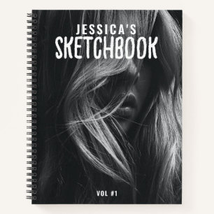 Photographie personnalisée Livre de croquis d'arti
