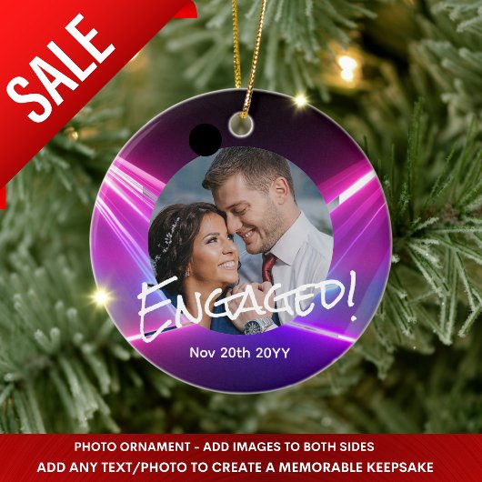 Photographie psychédélique Décoration de Noël néon