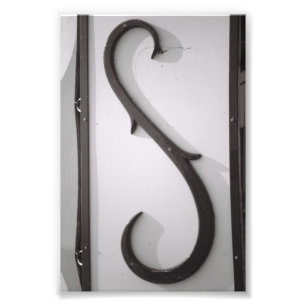 Photographie S1 4x6 noir et blanc de lettre