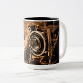 Photographie vintage Mug à deux tons (Devant droit)