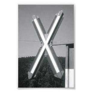 Photographie X3 4x6 noir et blanc de lettre