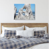 Photographies de la toile de bois flotté sur le li (Insitu(Chambre))