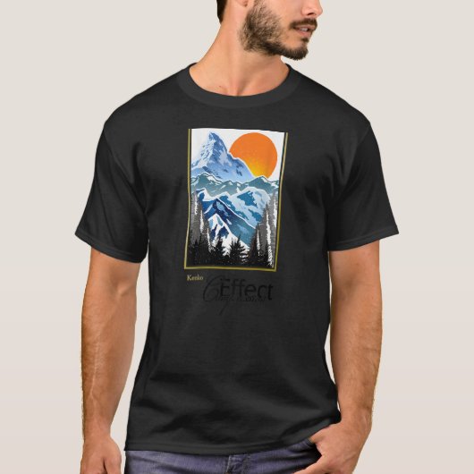 Photography term graphic Compression effect winter T-shirt (Voorkant)