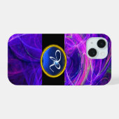 PHOTON FROID SAPPHIRE BLEU GEM STONE MONOGRAMME (Verso Horizontal)