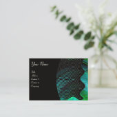PHOTON WAVES monogram levendig Visitekaartje (Staand voorkant)