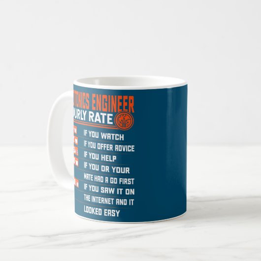 Photonics Engineering Hourly Rate Funny Photonics Koffiemok (Voorkant links)