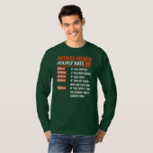 Photonics Engineering Hourly Rate Funny Photonics T-shirt (Voorkant volledig)