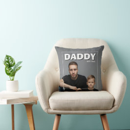 PhotoPop Daddy Est Aangepast Jaar Foto 2026 Trends Kussen