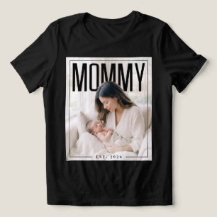 PhotoPop Moeder Aangepaste Foto Tri-Blend Shirt
