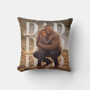 PhotoPop Papa Coussin de Famille Personnalisé