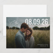 PhotoPop Save the Date-script  Date (Voorkant / Achterkant)