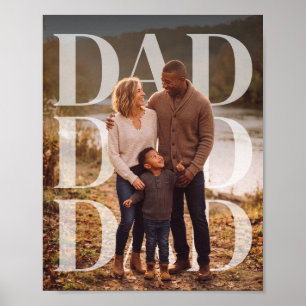 PhotoPop Vader Aangepaste Familie Foto Poster