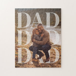 PhotoPop Vader Aangepaste Familiefoto Legpuzzel