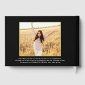 Photos avant et arrière Graduation Black Keepsaké  (Verso)