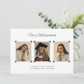 Photos avec Album Corners Graduation Faire-part (Debout devant)