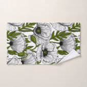 Photos blanches sur blanc (Serviette à main)