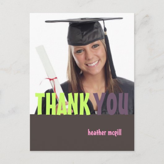 Photos cartes postales Merci, 1000s de couleur.. (Devant)