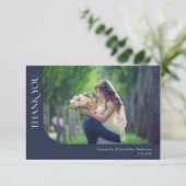 Photos courbes simples et modernes Mariage Merci (Debout devant)