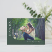 Photos courbes simples et modernes Mariage Merci (Debout devant)