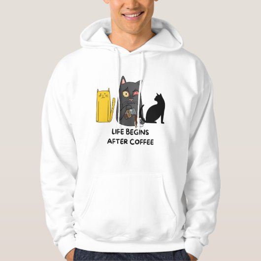 Photos d'amoureux de les chats sweatshirts pour am (Devant)