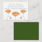 Photos d'aquarelle Nouvelle maison Faire-part de d (Devant / Derrière)