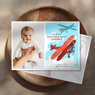 Photos d'avion Nouveau Faire-part bébé