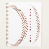 Photos de baseball Cahier de souvenirs rustique (Devant)
