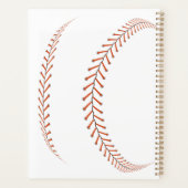 Photos de baseball Cahier de souvenirs rustique (Dos)