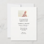 Photos de Faire-part de naissance de Baby shower v (Dos)