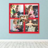 Photos de famille Impression de toile personnalisé (Insitu (Plancher de Bois))