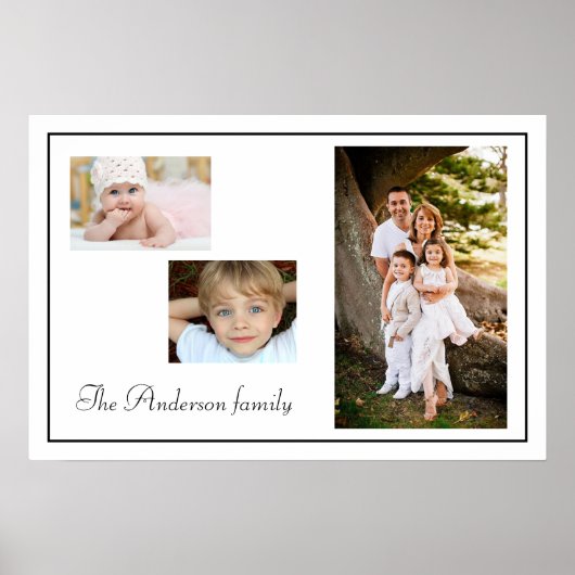 Photos de famille tout art / Poster (Devant)