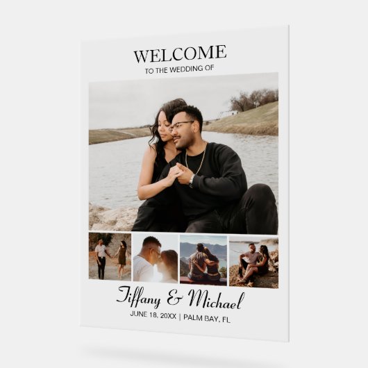 Photos de mariage personnalisées modernes (Angle)