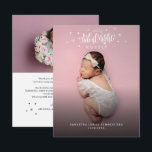 Photos de Noël Faire-part de naissance de Noël<br><div class="desc">Une carte de faire-part de naissance de photos de Noël qui est parfaite pour les garçons et les filles. Ajoutez votre message texte personnalisé et vos photos en cliquant sur le bouton "Personnaliser"</div>