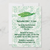 Photos de Pea in the Pod 2 - Invitation Baby showe (Dos)