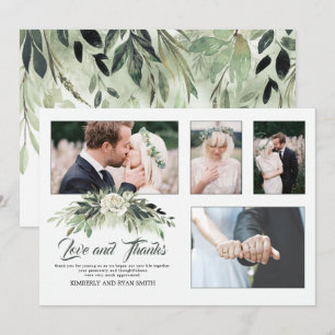 Photos de plusieurs Mariages   Carte de remercieme