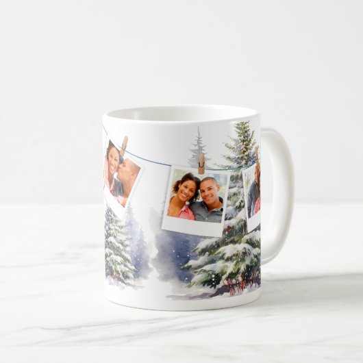 Photos de vacances sur le New Year's Coffee Mug Fo (Devant droit)