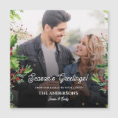 Photos de voeux de la saison Carte de Noël (Devant)